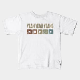 Yeah Yeah Yeahs Control Button Kids T-Shirt